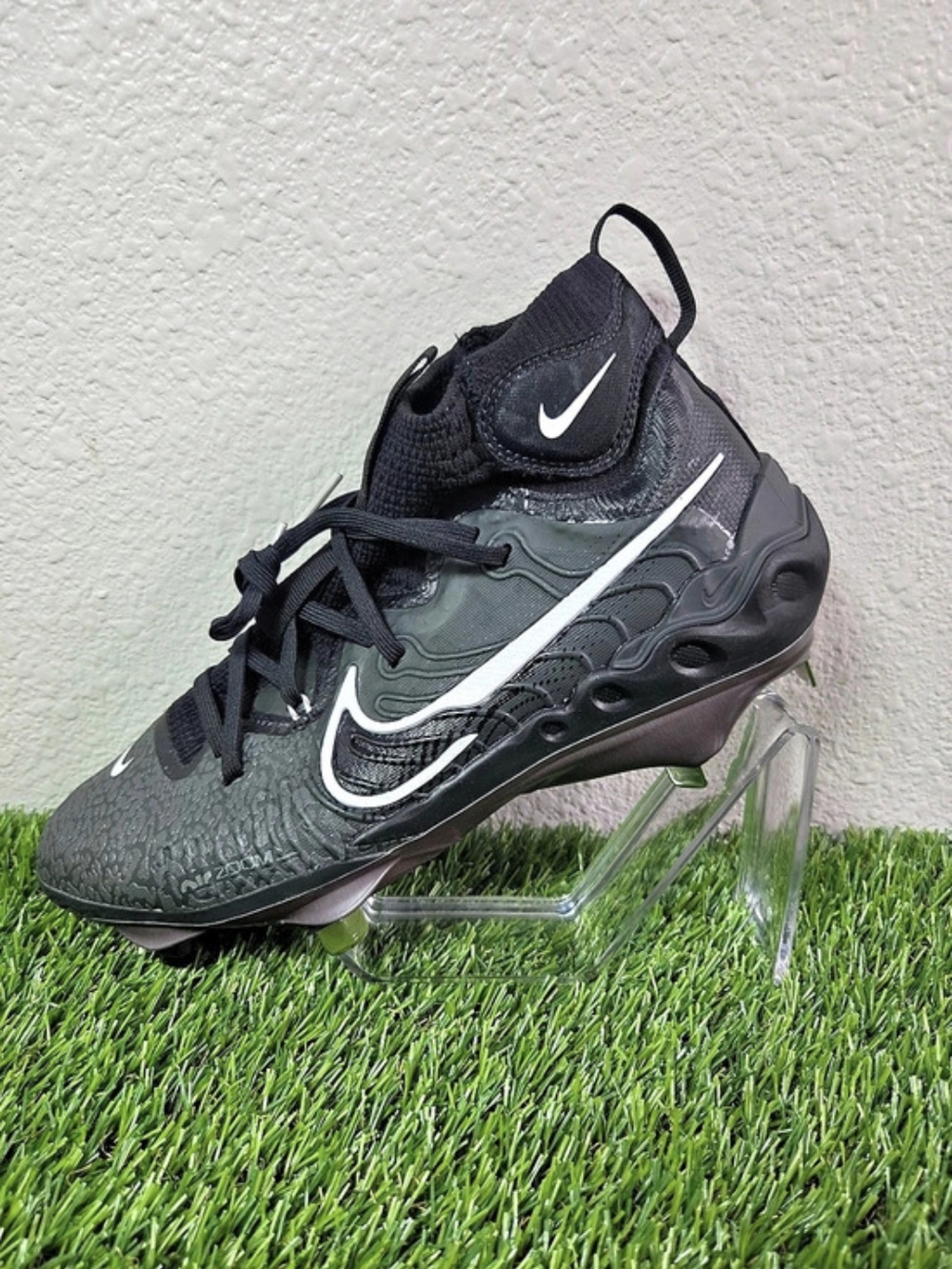 Nike Alpha Huarache NXT Metal Baseball Cleats DJ6517 Black Men's 8